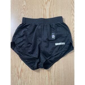 B22-4 Women’s Hooters Vintage OG Dolfin Uniform Shorts Black Size Xs